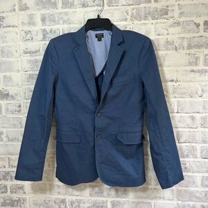 Crewcuts J. Crew Thompson Blazer Boy's 16 Navy Blue Suit Jacket Wedding Church